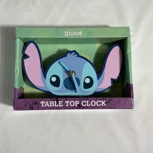 Disney Stitch Table Top Clock Contemporary Collectible